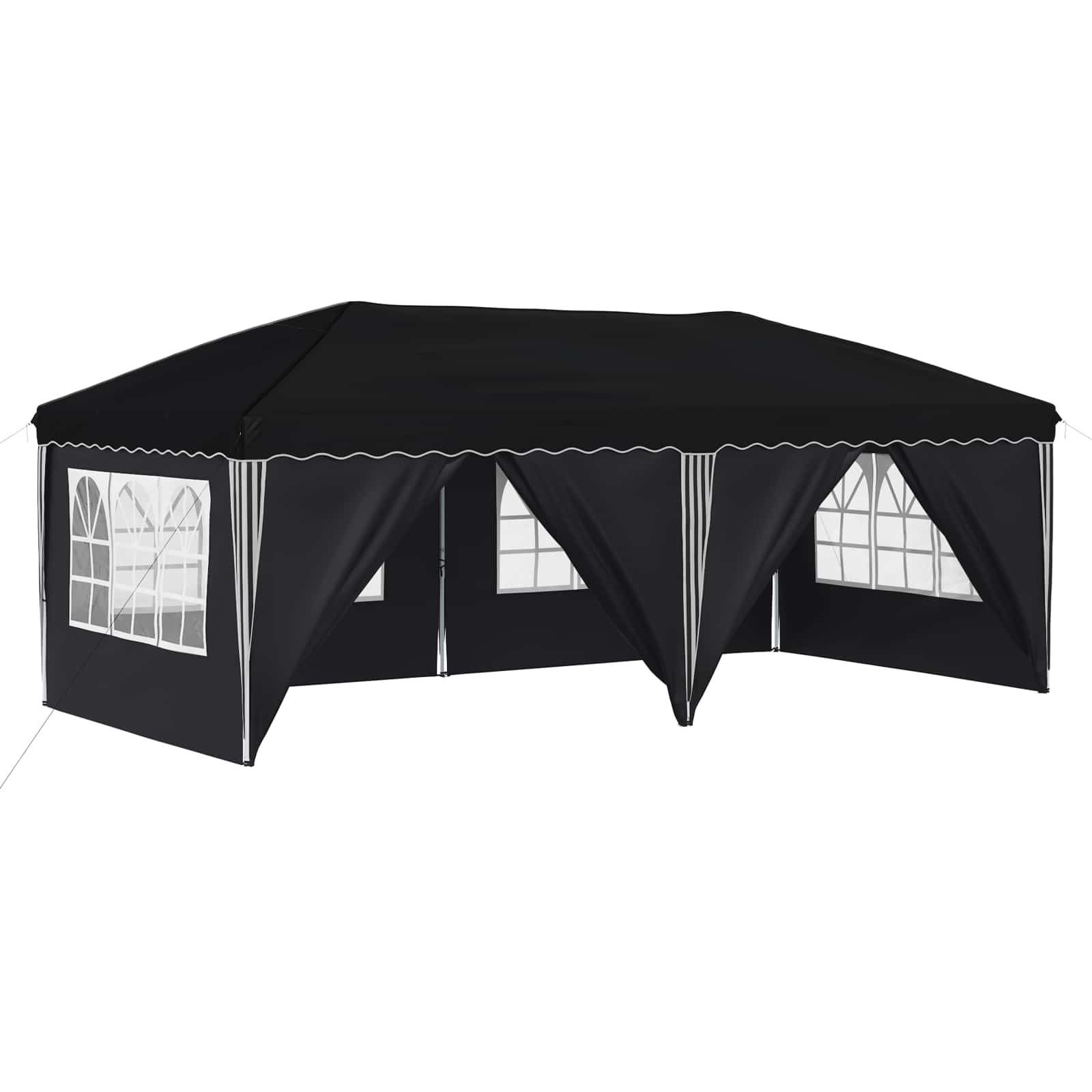vidaXL Tenda de Festa Pop-up 575 x 288 x 245 cm Antracite