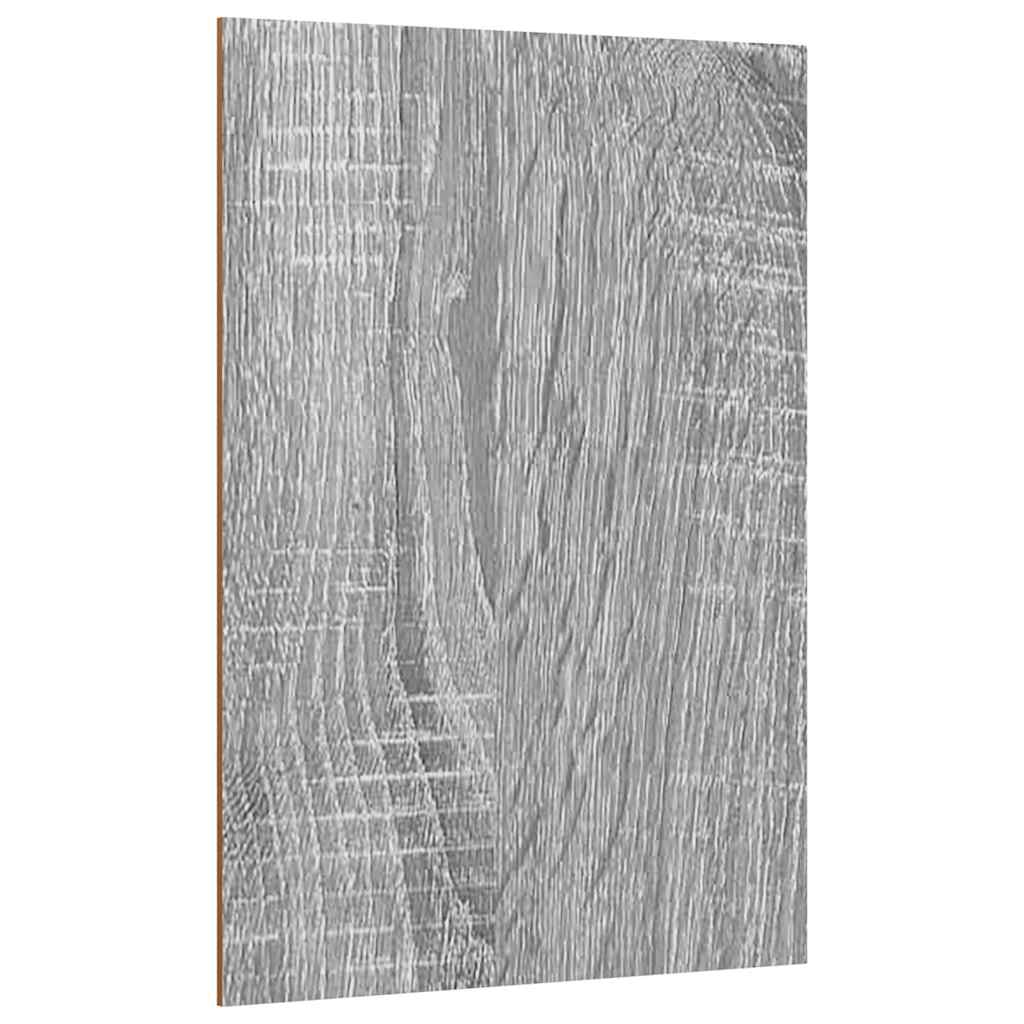 vidaXL Painéis de Decoração 12 pcs Cinza Sonoma 21 x 30 x 0,27 cm