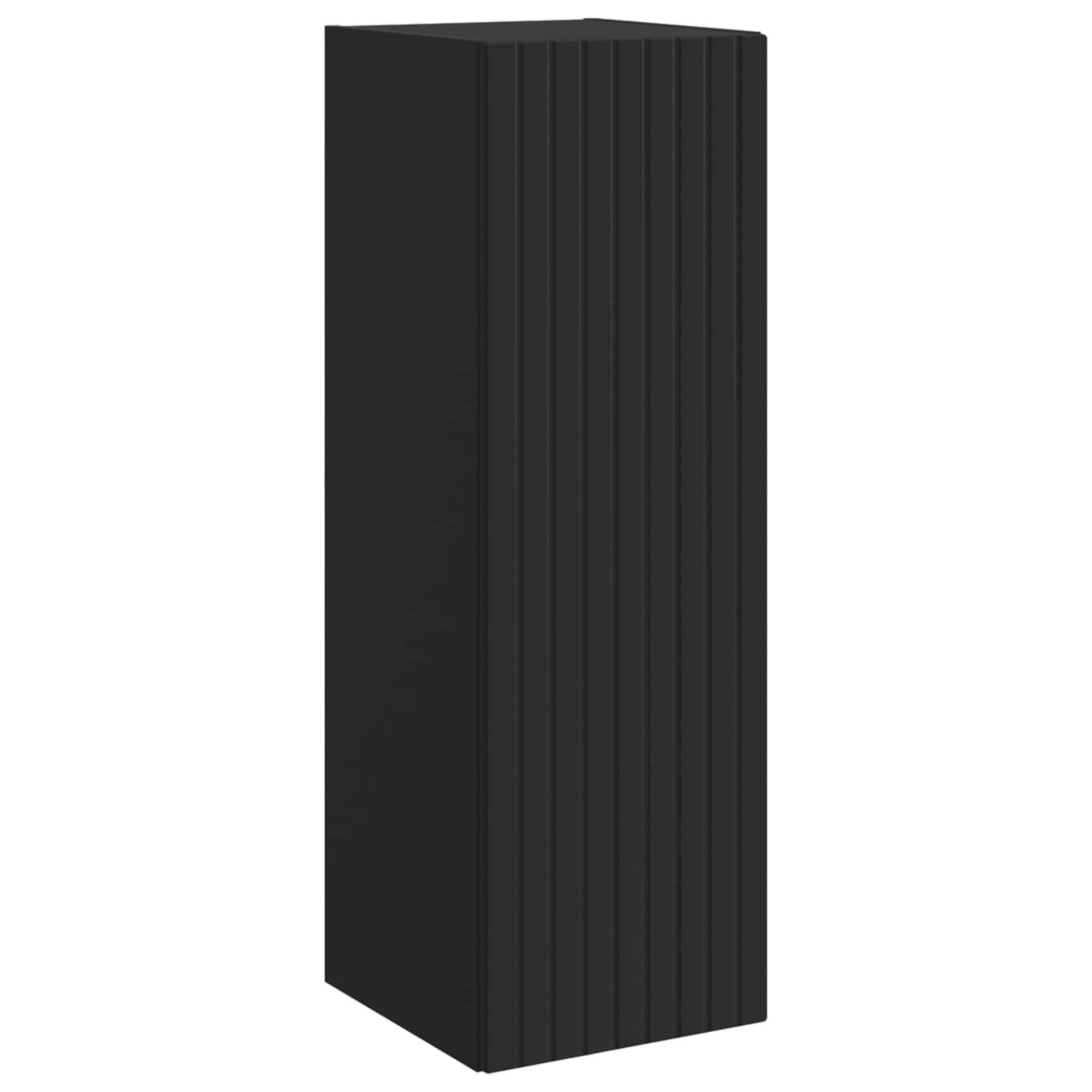 vidaXL Gabinete de Banheiro Suspenso Preto 33 x 34,5 x 60 cm