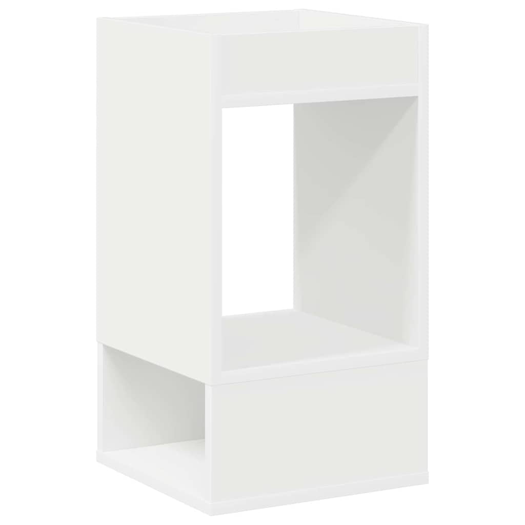 vidaXL Mesa de apoio Branco 30 x 30 x 56 cm Madeira processada