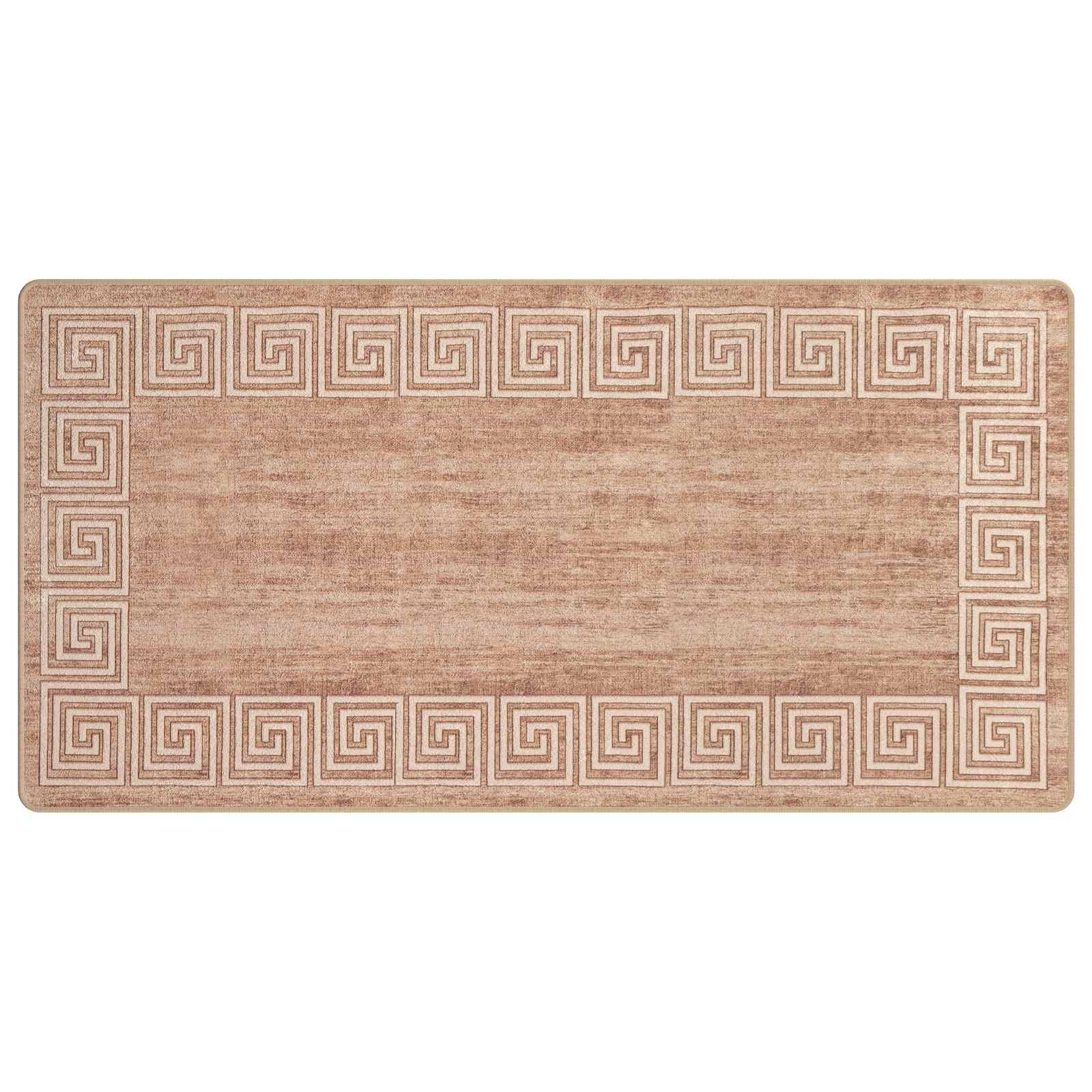 vidaXL Passadeira MARSA Branco 100 x 200 cm Poliéster e PVC