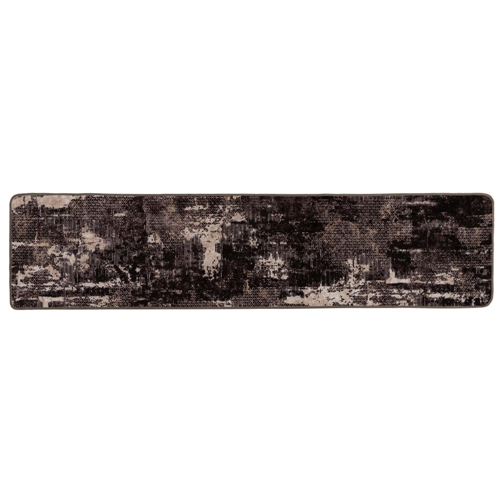 vidaXL Passadeira MARSA Preto 50 x 100 cm Poliéster e PVC