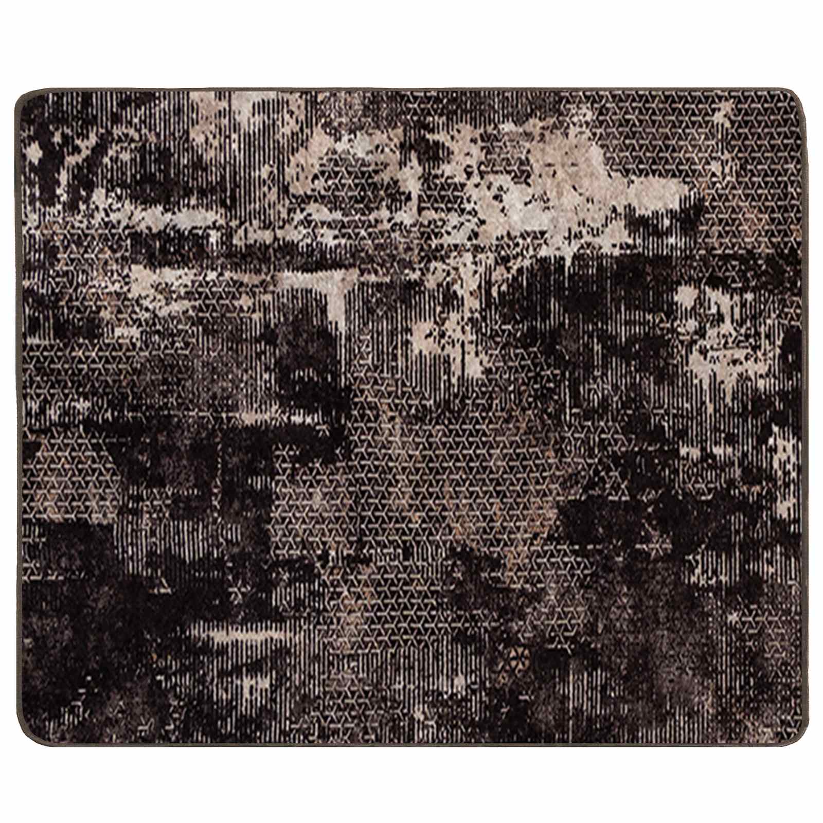 vidaXL Passadeira MARSA Preto 80 x 100 cm Poliéster e PVC