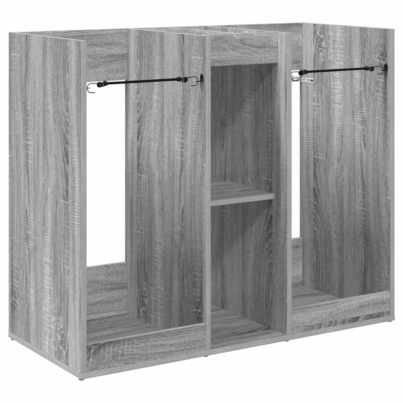 vidaXL Armário de Golfe Liso Cinza Sonoma 102 x 45 x 85,5 cm