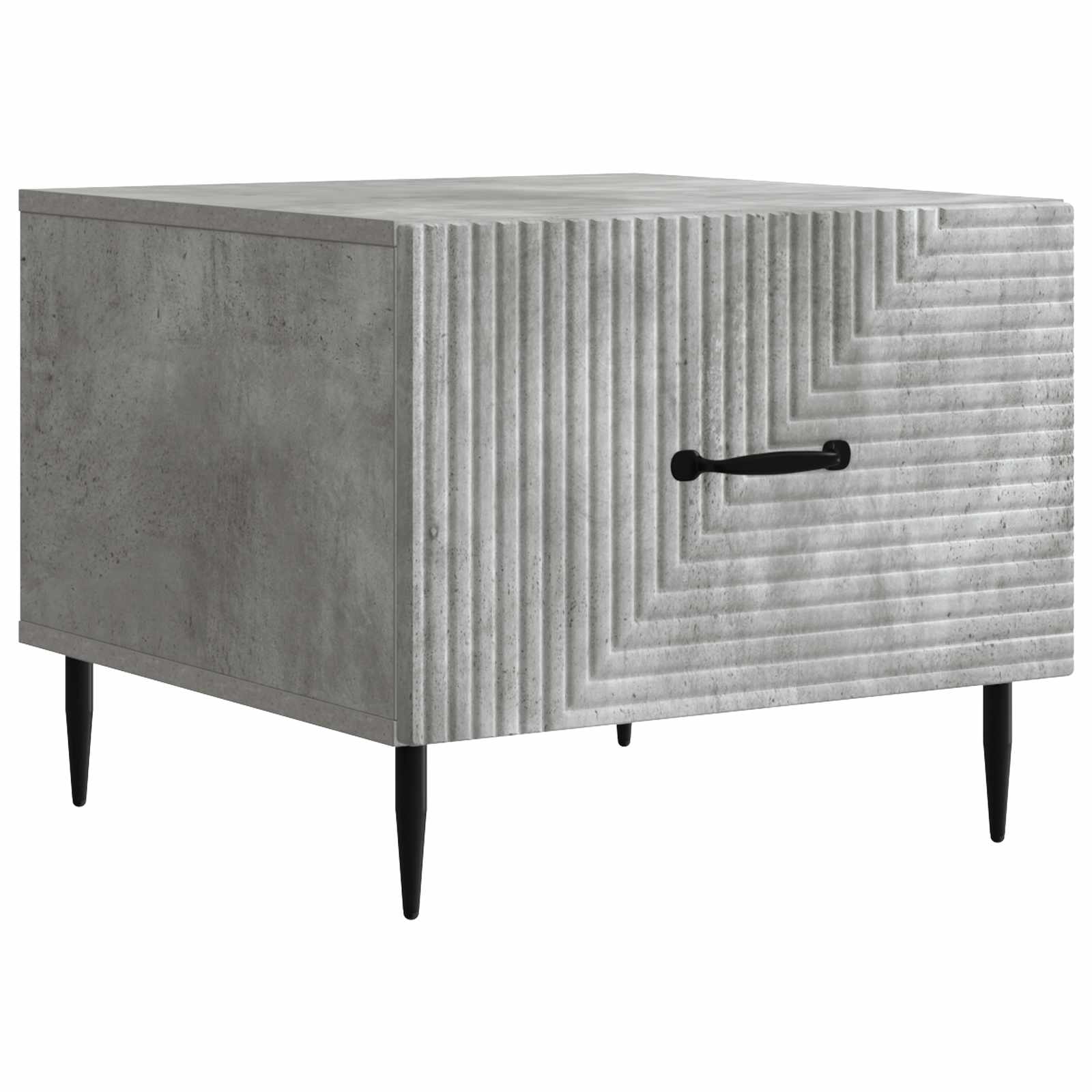 vidaXL Mesa de centro com gaveta Cinzento Cimento 49 x 50 x 40 cm
