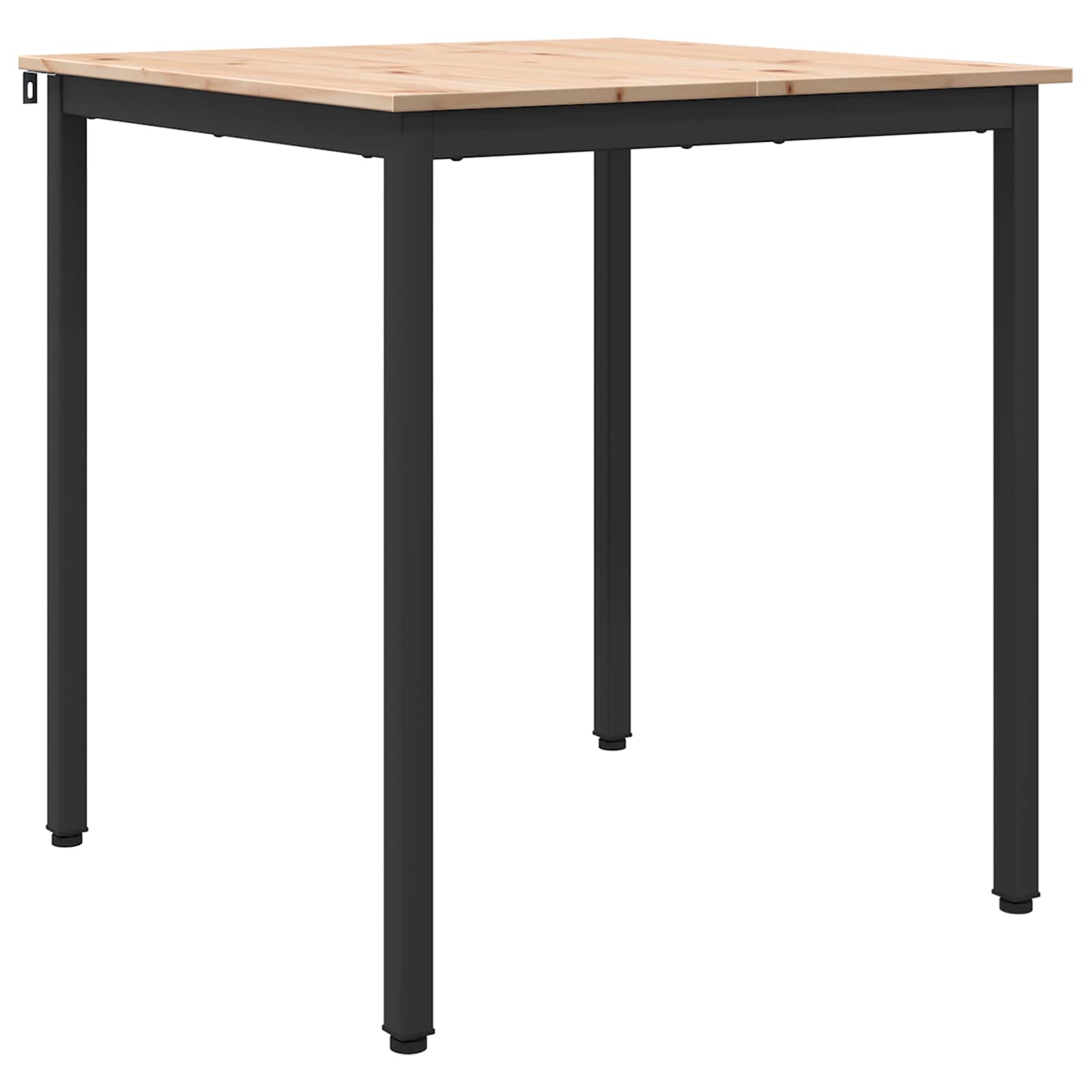 vidaXL Mesa de jantar Natural 70 x 70 x 75 cm