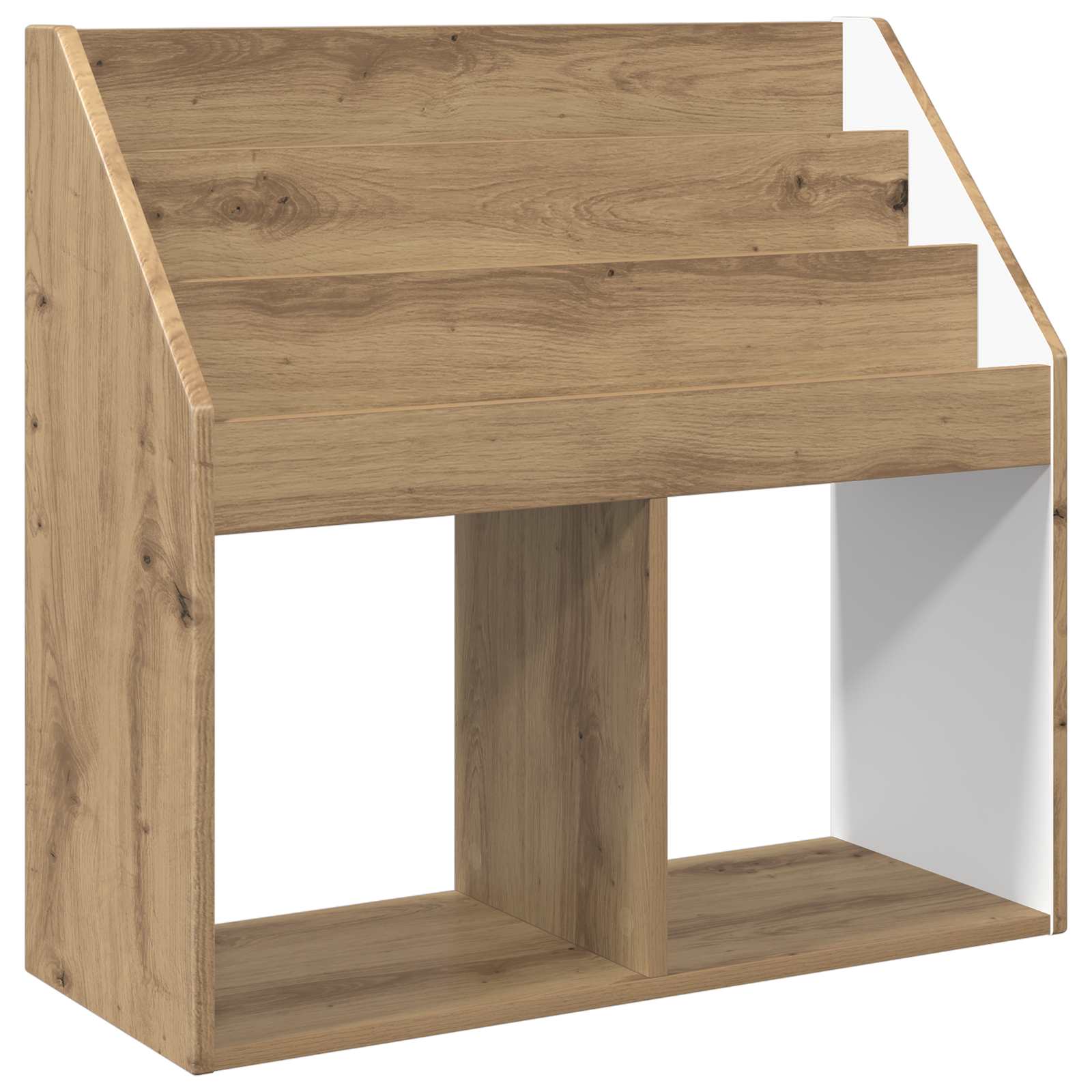 vidaXL Estante Infantil Carvalho Artesanal 72,5 x 29,5 x 69 cm
