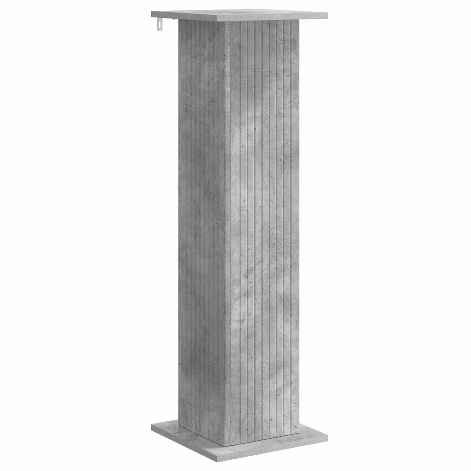 vidaXL Suporte para Plantas Cinzento Cimento 30,5 x 30 x 100,5 cm