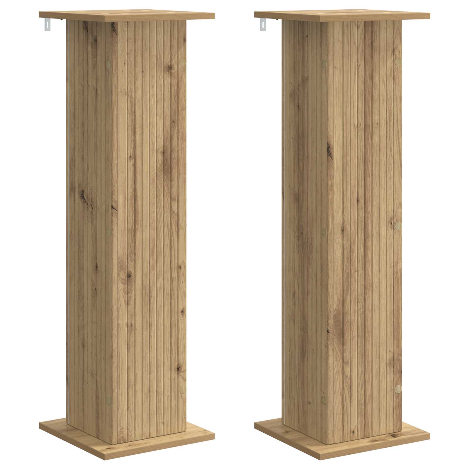 vidaXL Suporte para Plantas 2 pcs Carvalho Arttisan