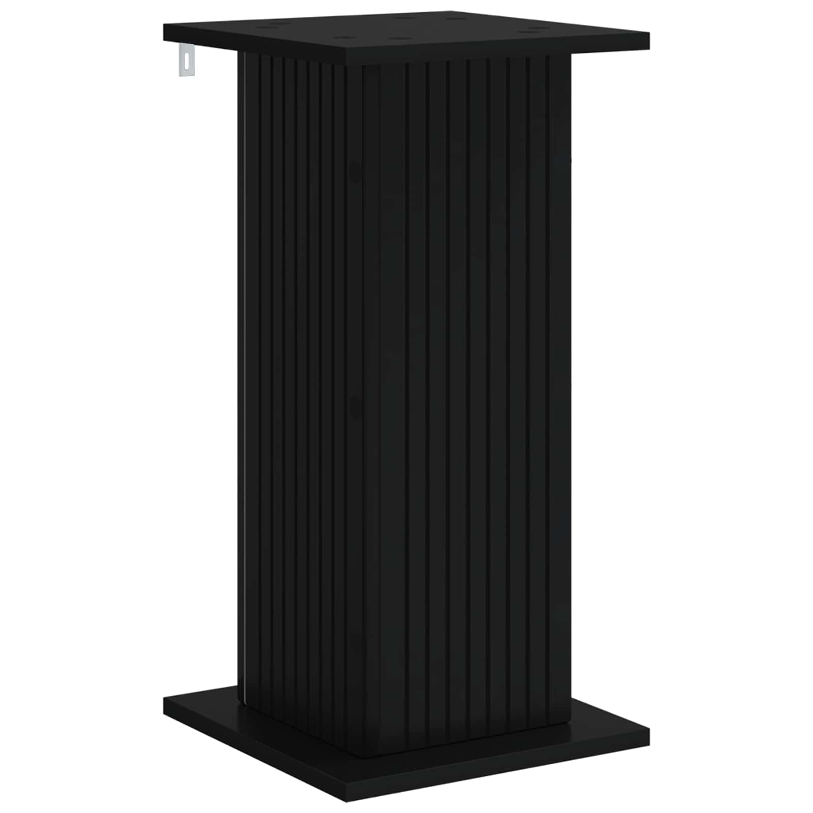 vidaXL Suporte para Plantas Preto 30,5 x 30 x 60,5 cm