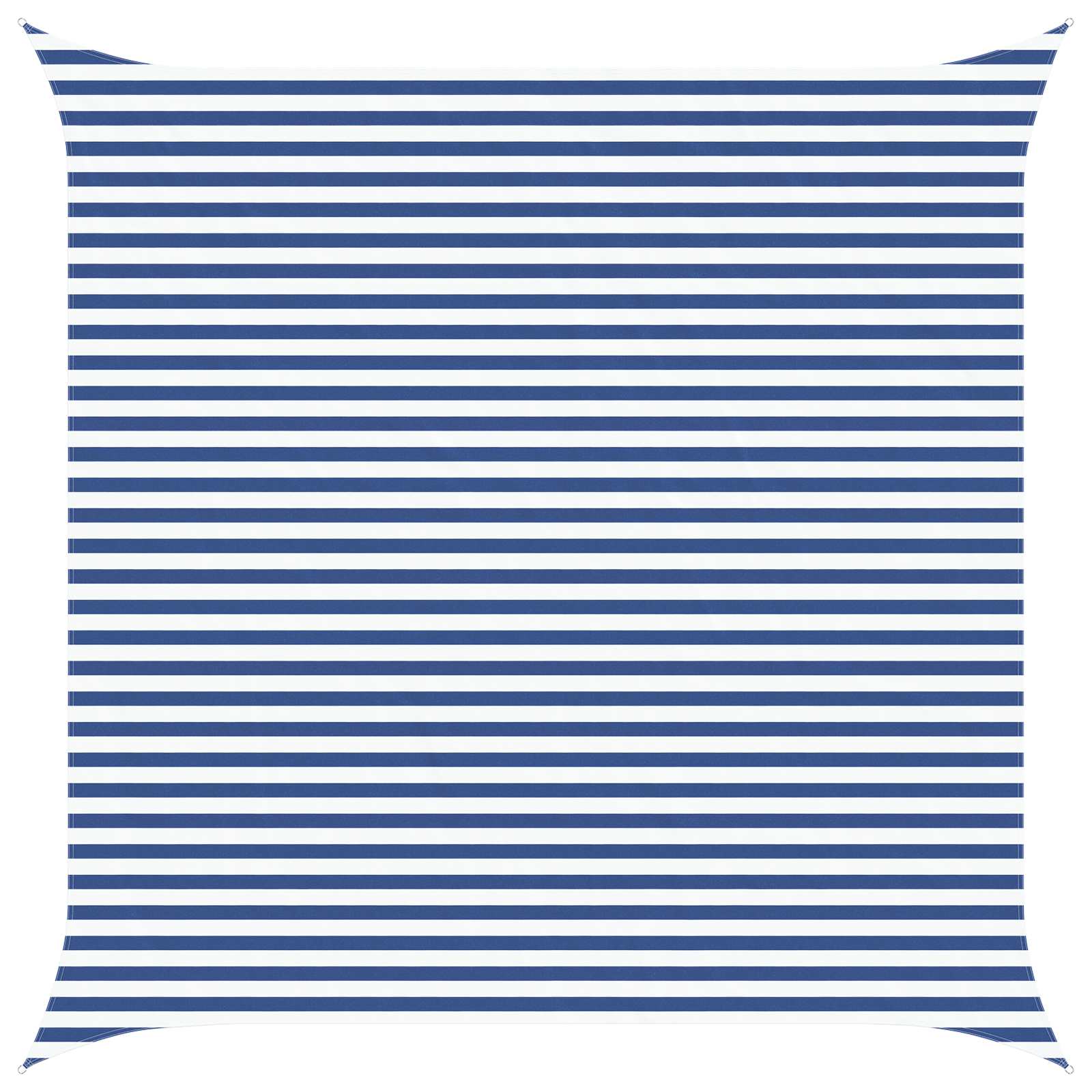 vidaXL Vela de sombra solar Azul e Branco 4,5 x 4,5 m