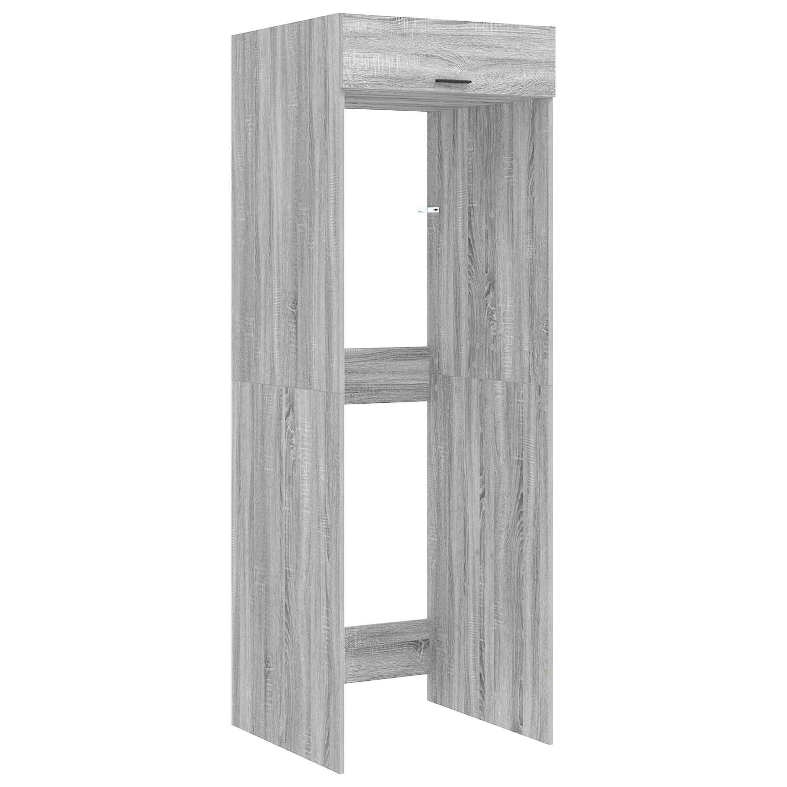 vidaXL Armário para Máquina de Lavar Cinza Sonoma 67,5 x 68 x 200 cm