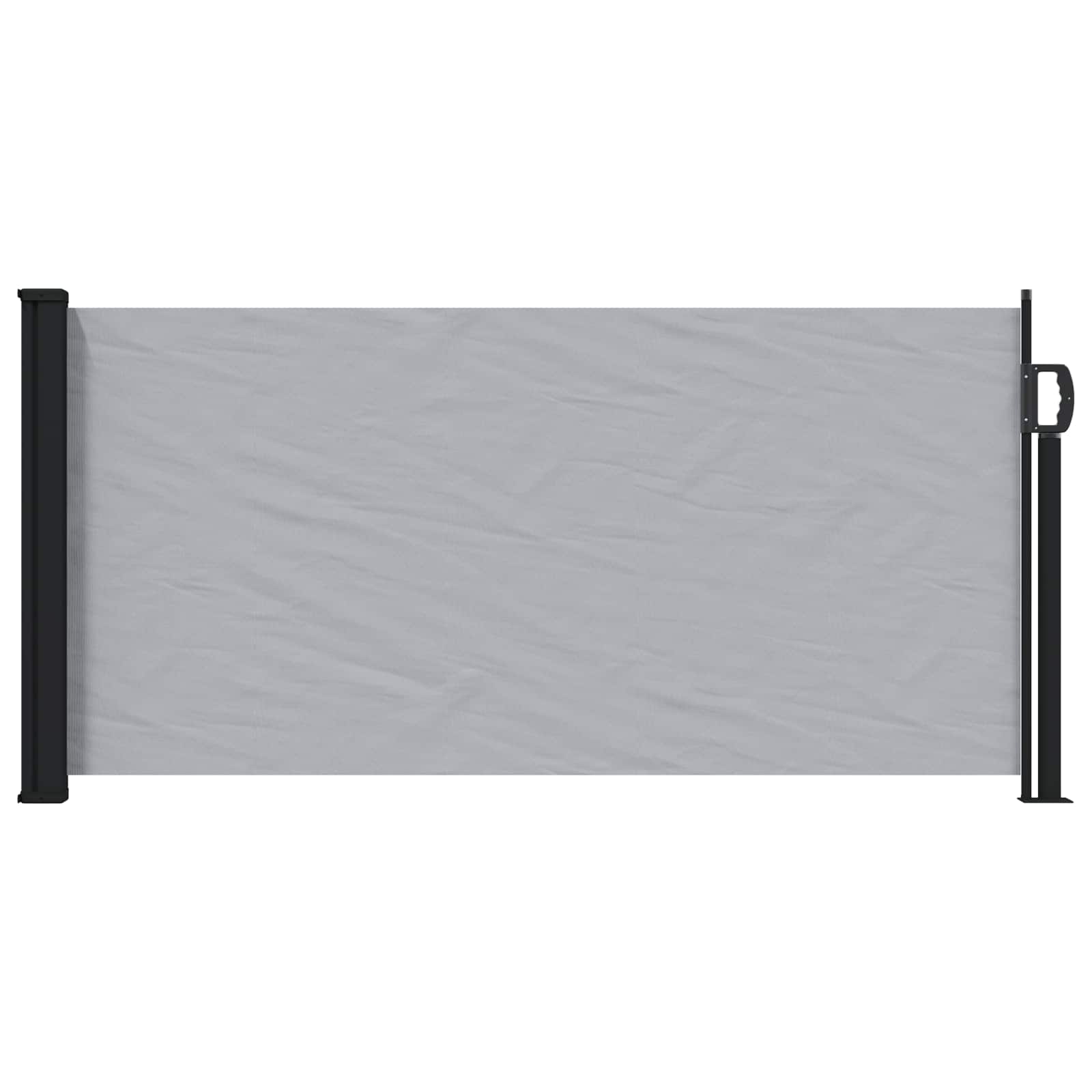vidaXL Toldo Lateral Retrátil Cinzento 300 x 100 cm Poliéster