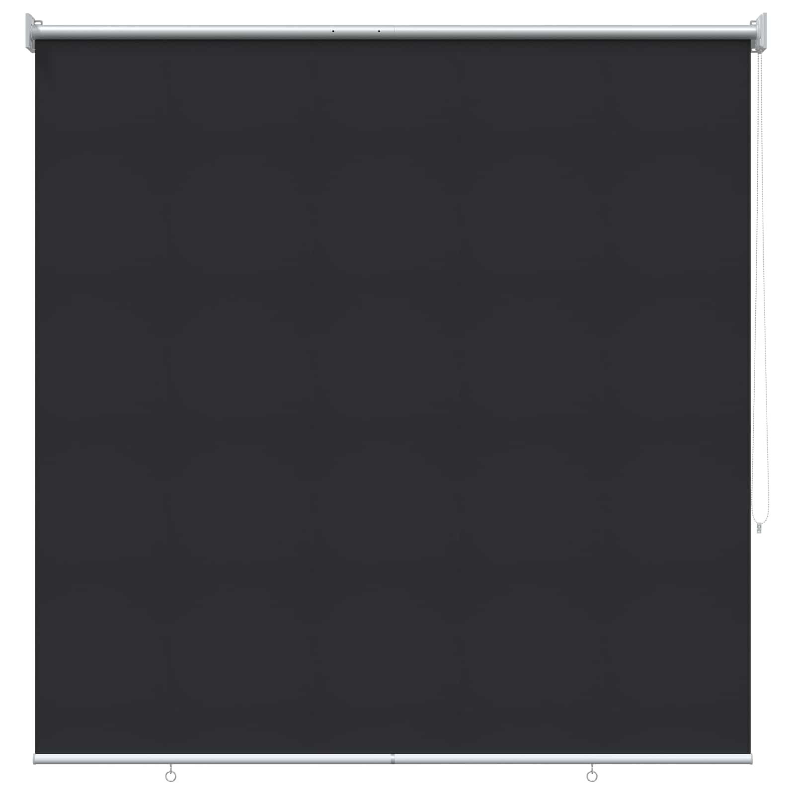 vidaXL Cortina de rolo com proteção UV Antracite 140 x 140 cm