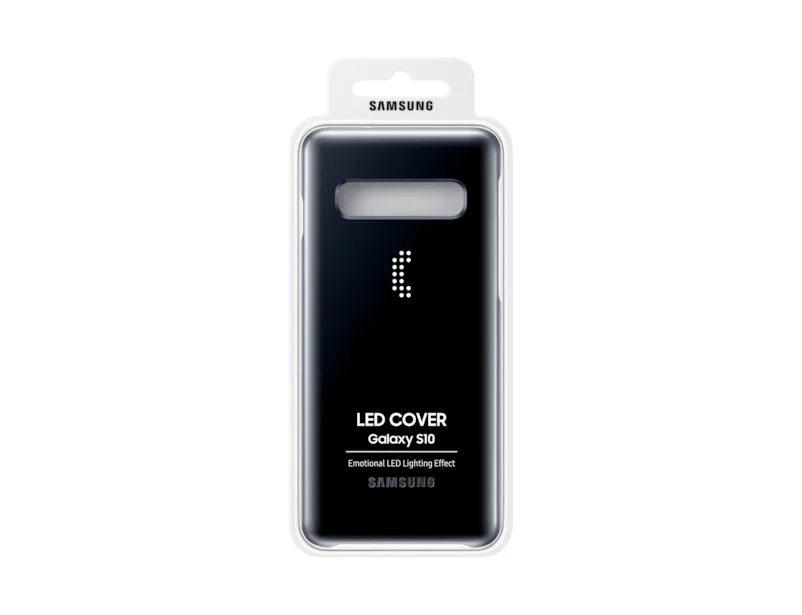 CAPA LED SAMSUNG S10 EF-KG973CBEGWW PRETA