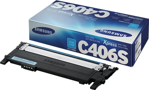 Samsung CLP360/CLX3305 Azul Cartucho de Toner Original – CLT-C406S/ST984A