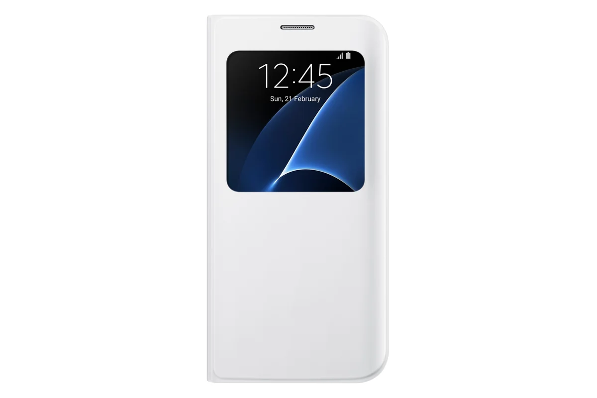 Samsung Capa S-View Cover para Galaxy S7 Edge White - EF-CG935PWEGWW