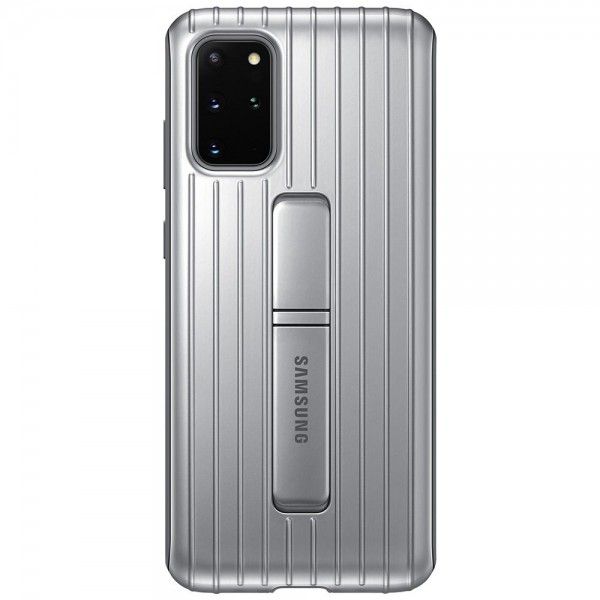Samsung Capa Traseira Robusta Protective Standing para S20+ Silver - EF-RG985CSEGEU