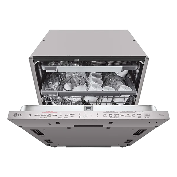 Máquina de Lavar Loiça LG DB365TXS | 14 talheres, Wi-Fi, Classe B