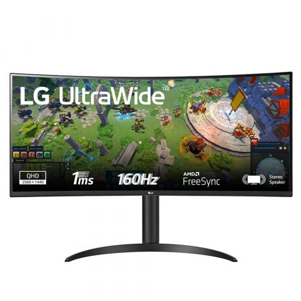 Monitor LG 34WP65CP-B 34" LED UWQHD 160Hz FreeSync Premium Curvo