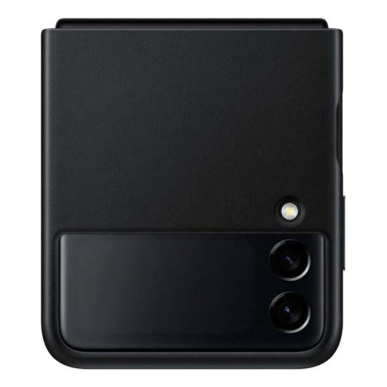 Capa Samsung Galaxy Z Flip3 F711 Leather Preto