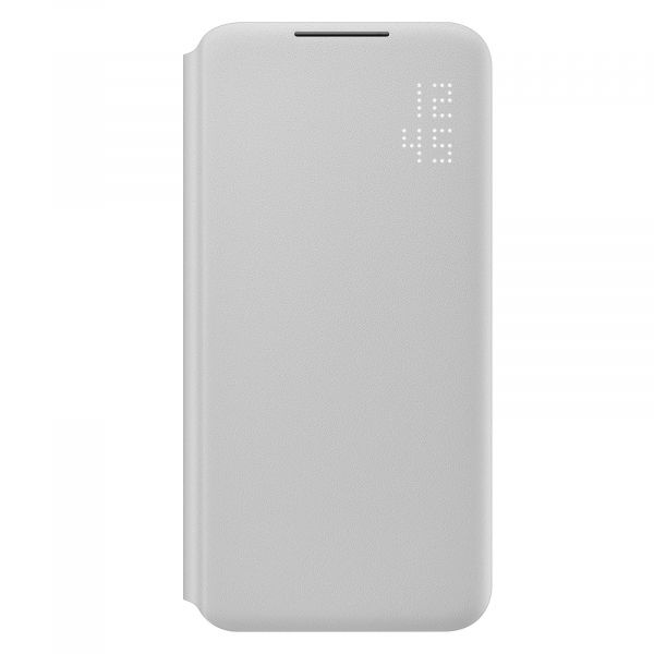 Samsung Capa Fólio Original Galaxy S22 led com Suporte Carteira Smart led Cover - FOLIO-SAM-LED-SL-S22R