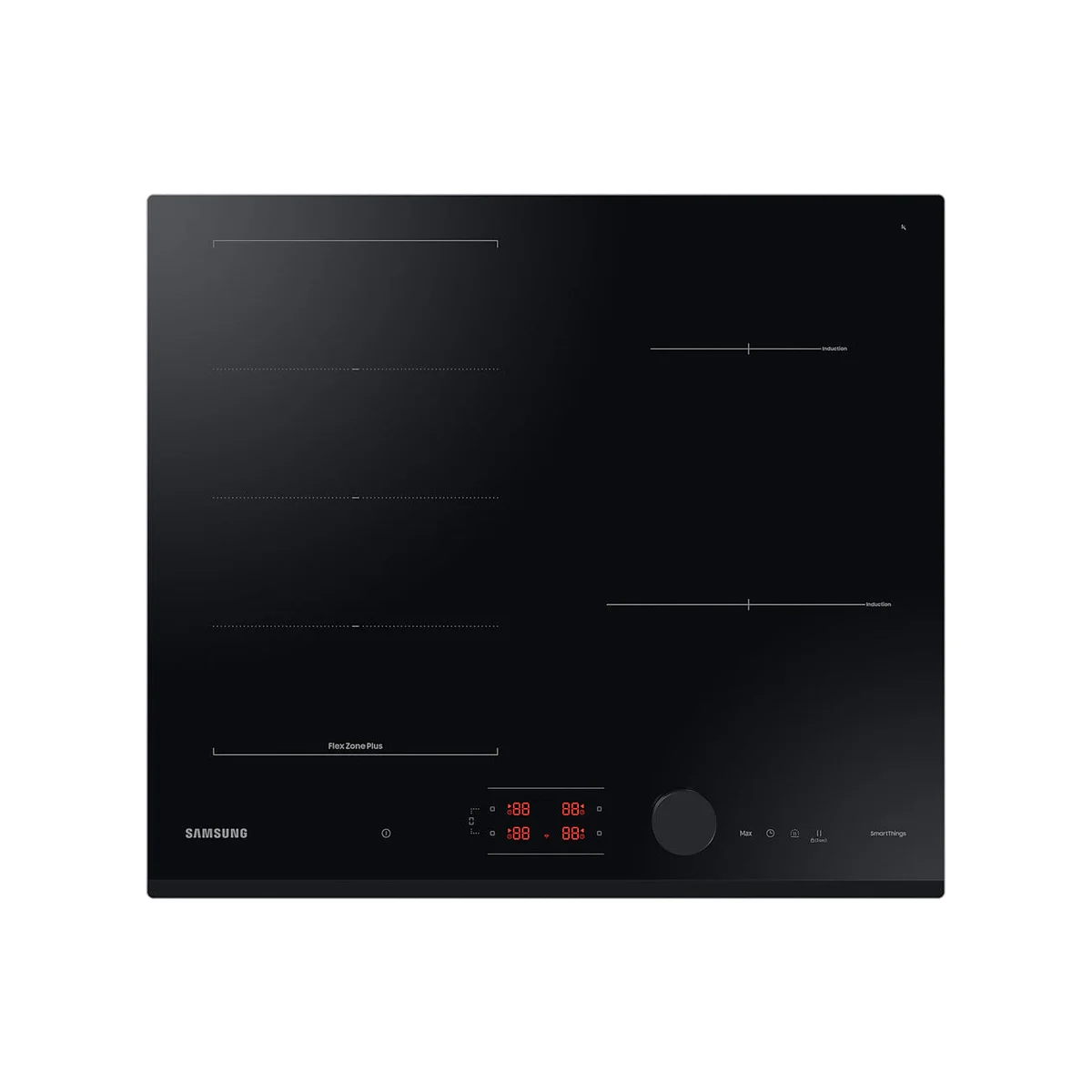 Placa de Indução Samsung NZ64B6058GK | 59cm, 4 Zonas, Preto