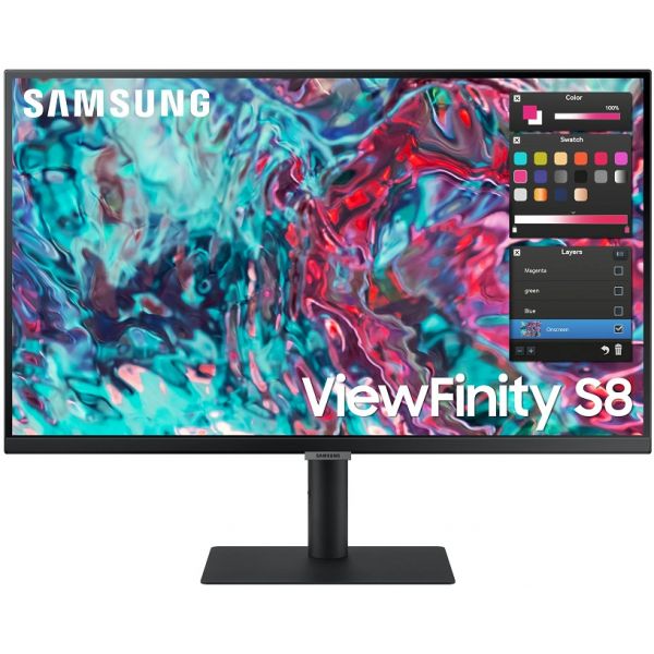Monitor Samsung 27" LS27B800TGUXEN 4K Ultra HD led (preto)