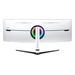 Samsung Odyssey S57CG952NU LED display 144,8 cm (57") 7680 x 2160 pixels Preto, Branco