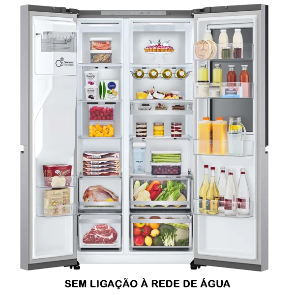 FRIGORÍFICO SIDE BY SIDE LG - GSXE 91 MBAD
