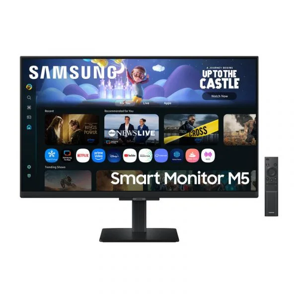 Monitor Samsung 27" M5 S27FM500EU / M50F Full HD 60Hz Smart TV HDMI USB DisplayPort Preto