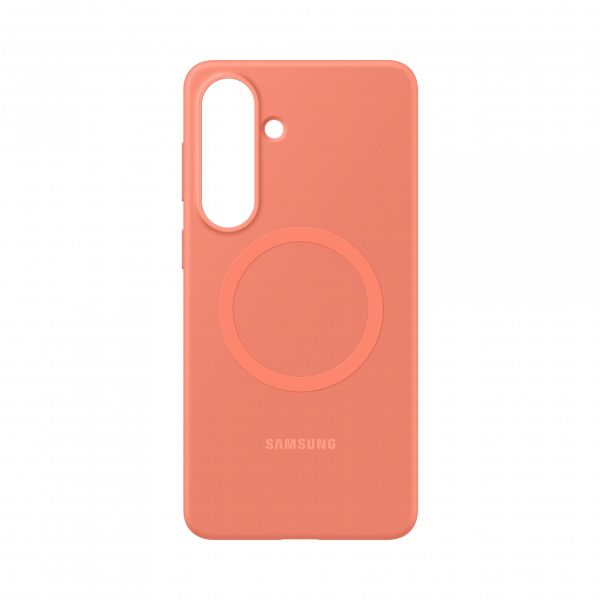 Samsung Capa Silicone Magnética para Samsung Galaxy S26+ Coral Red