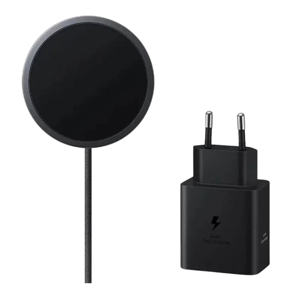 Samsung EP-P2900TBEGWW Carregador Wireless Magnético Qi2 25W + Adaptador 45W Dark Grey