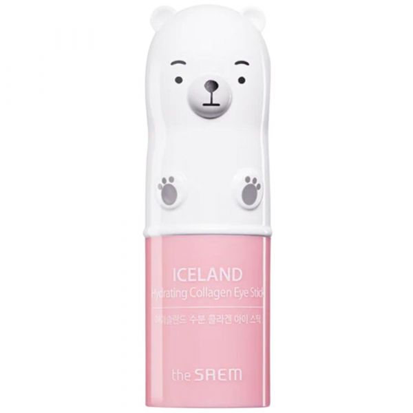 The Saem Iceland Stick de Olhos Hidratante com Colagénio 7g