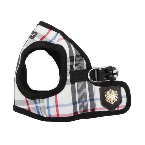 Puppia Peitoral de Colete Preto Júnior M
