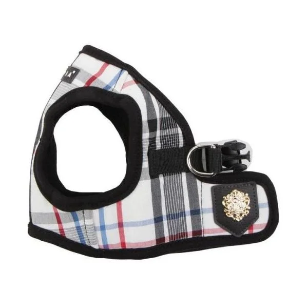 Puppia Peitoral de Colete Preto Júnior L