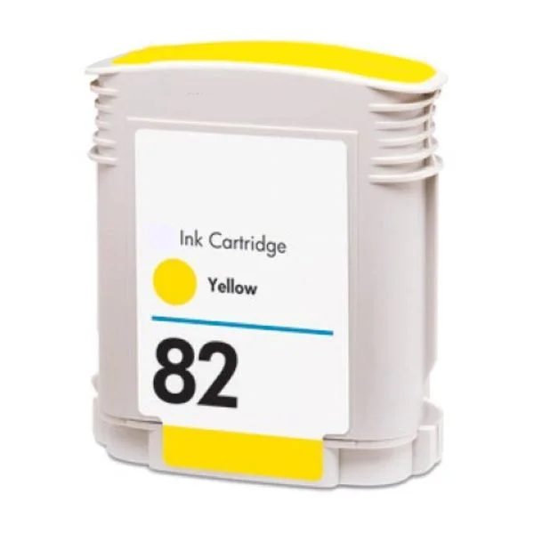 Tinteiro Compatível HP 82 Amarelo C4913A 69ml - CPT-HC4913A