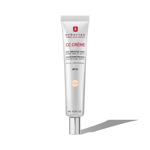 Erborian CC Cream Centella Asiática Creme Uniformizador Cor Porcelain SPF30 40ml