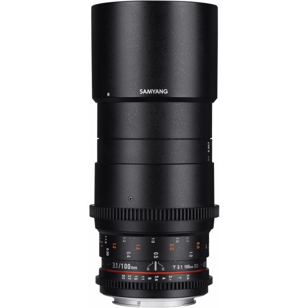 Objetiva Samyang 100mm T3.1 ED UMC Macro VDSLR para Sony E