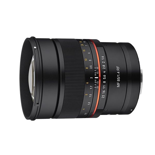 Objetiva Samyang 85mm f/1.8 MF para Canon Eos RF