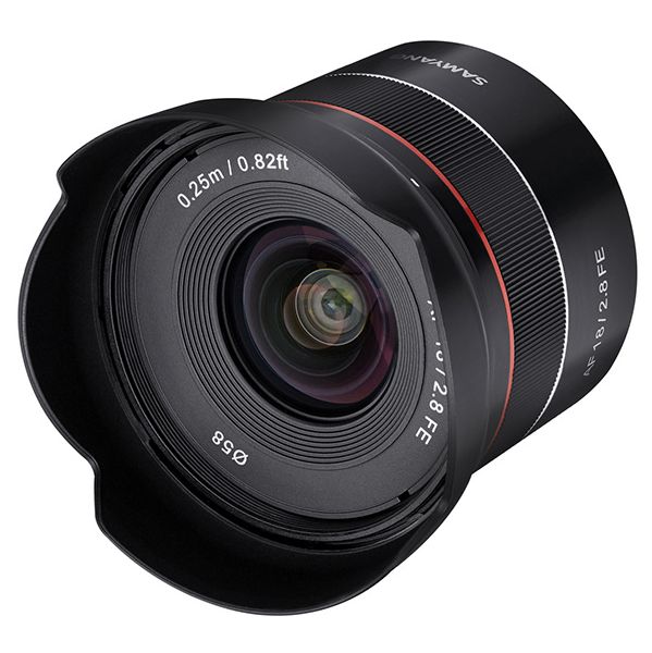 Objetiva Samyang 18mm f/2.8 AF para Sony FE