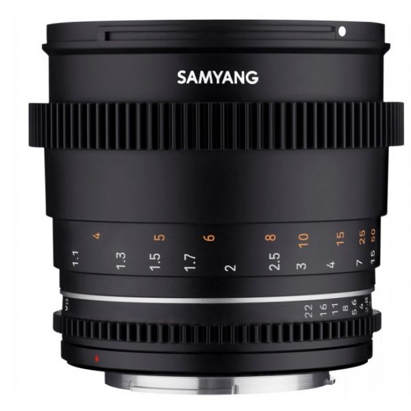 Objetiva Samyang 85mm T1.5 VDLSR MK2 para Fuji X