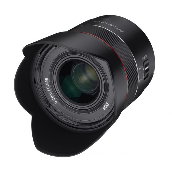 Objetiva Samyang 35mm f/1.8 AF para Sony FE
