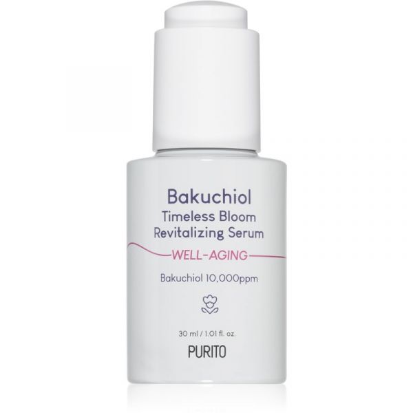 Purito Bakuchiol Timeless Bloom Sérum Intenso Revitalizador para Recuperar a Firmeza da Pele 30ml