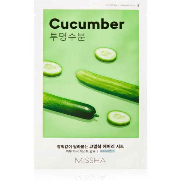 Missha Airy Fit Cucumber Máscara em Tecido 19g