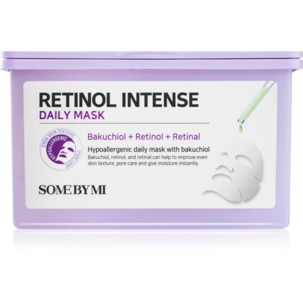 Some By Mi Retinol Intense Daily Mask Máscara Antirrugas em Folhas 30 unidades