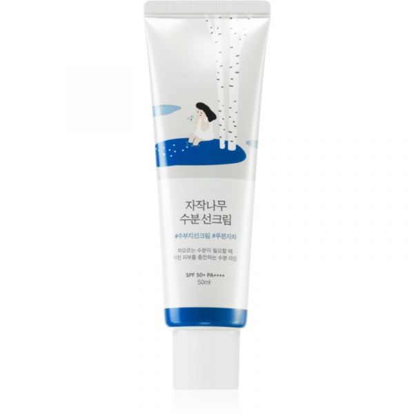 Protetor Solar Round Lab Birch Juice Moisturizing Sunscreen Creme Protetor e Hidratante SPF 50+ 50ml