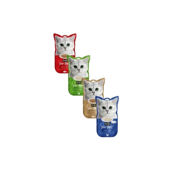 Ração Húmida Kit Cat Purr Puree Plus Joint Care Frango 60g