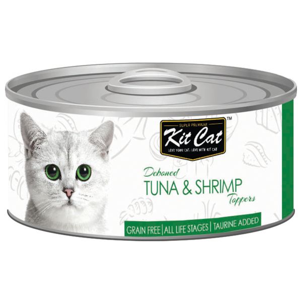 Ração Húmida Kit Cat Super Premium Atum & Camarão 80g
