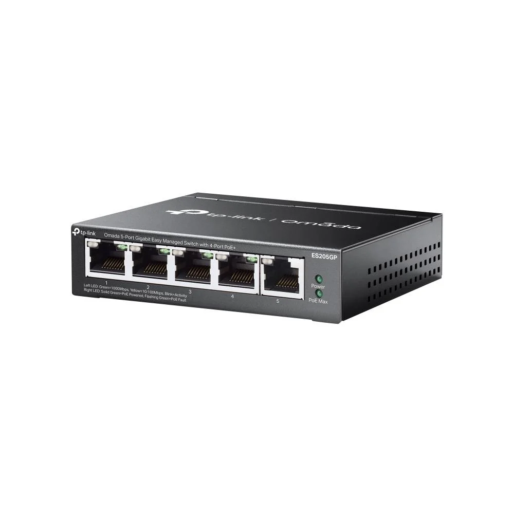TP-Link Switch de Rede 5 Portas Omada ES205GP